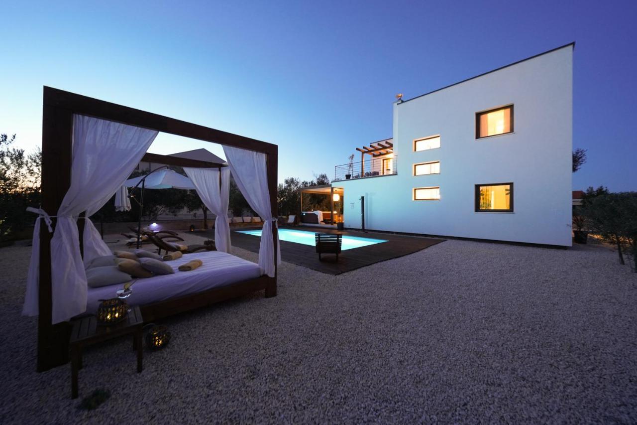 Villa Suncica With Heated Pool, Jacuzzi And Bikes Near Zadar Sukošan Exterior foto