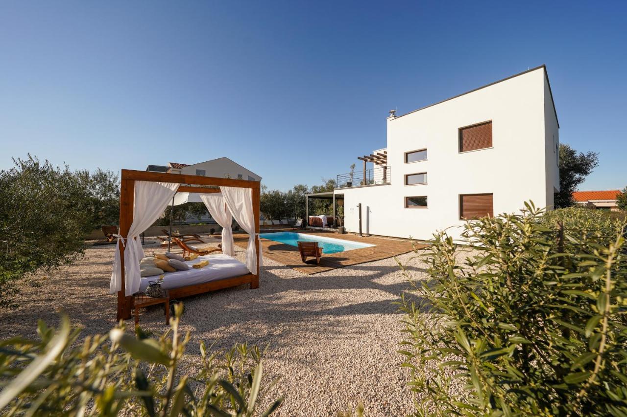 Villa Suncica With Heated Pool, Jacuzzi And Bikes Near Zadar Sukošan Exterior foto